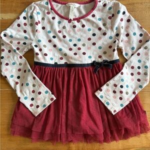 Matilda Jane Polka Dot and Red Long Sleeve Top